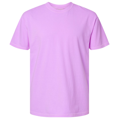 Adult Garment Dye T-shirt Neon Violet (GDT-100)